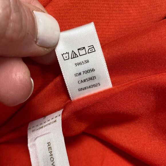 Ann Taylor Loft Orange Skirt Size 0 - Picture 6 of 6